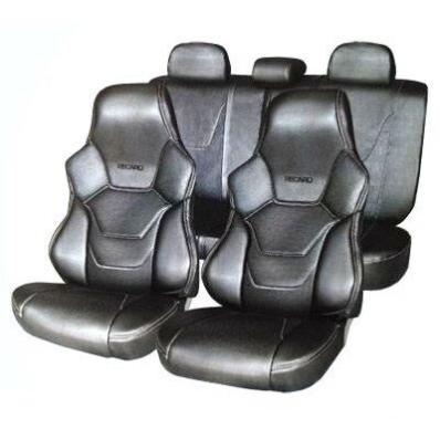 Авточехол  "PILOT B"  RECARO PLUS  Экокожа  Черный  (разд. подголовник) ТМ Петров