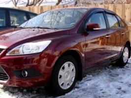 Дефлекторы окон (ветровики) Ford Focus 2 SD 2005-2010 (Форд Фокус) SIM